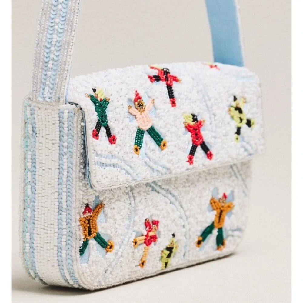 [HOT]The Fiona Beaded Bag: Winter Icon Edition - Snow Angels - Picture 2 of 4